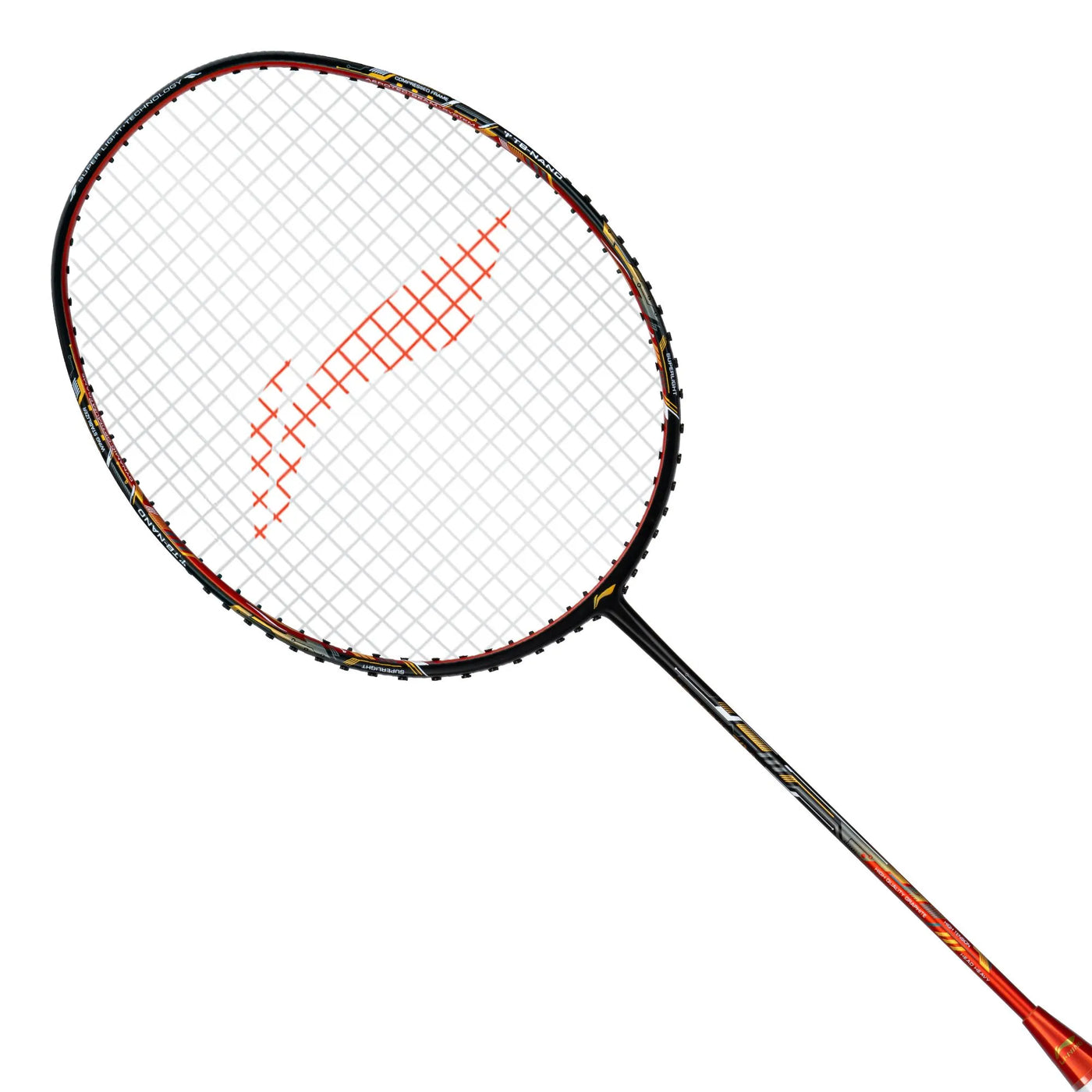 LINING AIR FORCE 78 G3 (Black/Orange Red/Gold) BADMINTON RACQUET