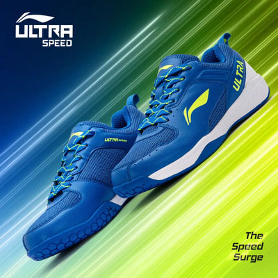 LINING ULTRA SPEED BADMINTON SHOE (BLUE/LINE)