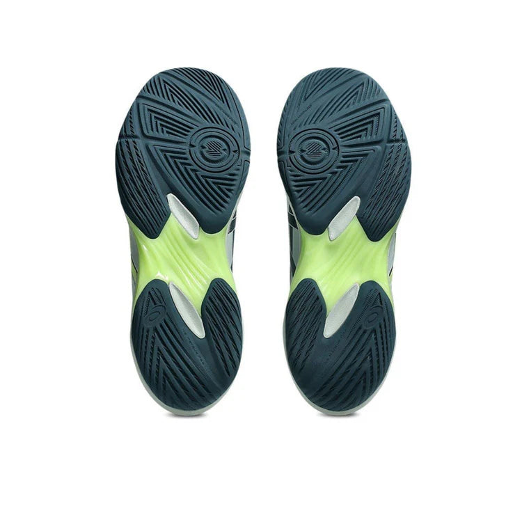 Asics Gel Rocket 12 Badminton Shoe | Lichen Rock/Tranquil Teal