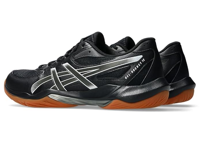 Asics Gel Rocket 12 Badminton Shoe | Black / Gunmetal