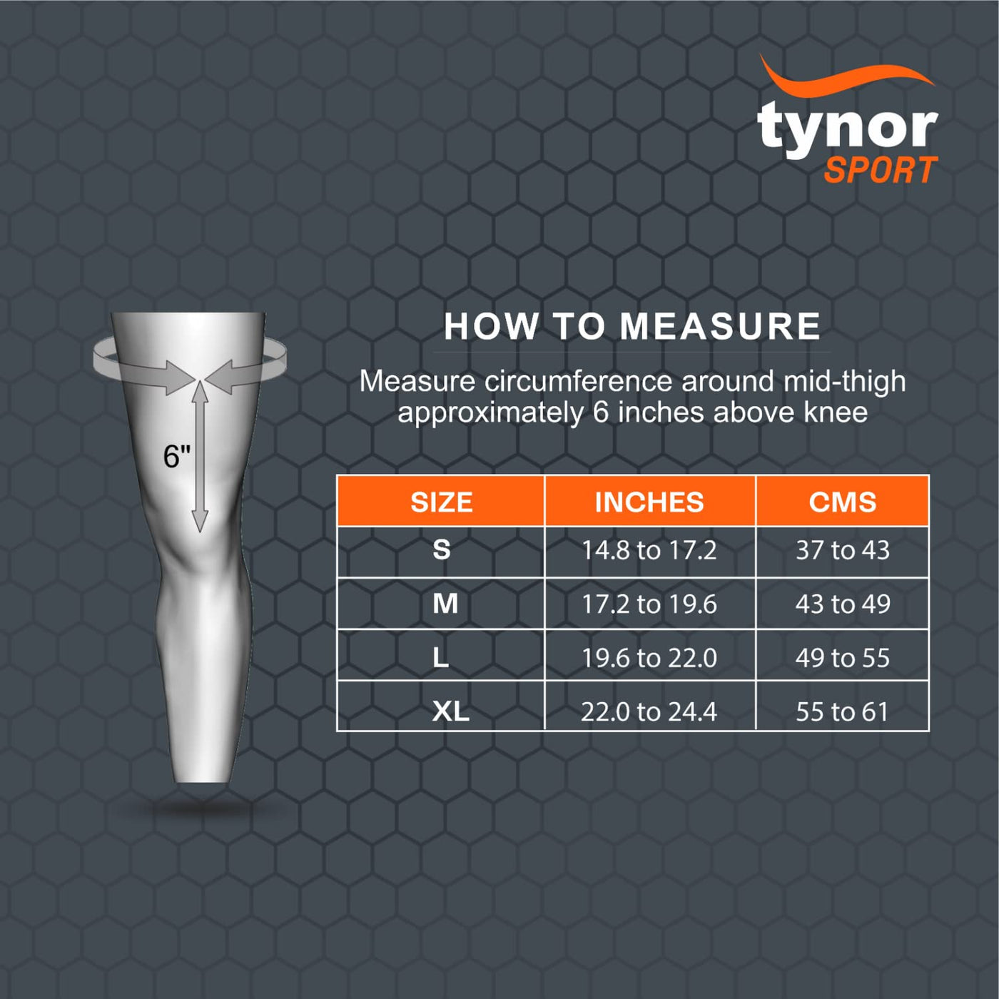 TYNOR KNEE CAP AIR PRO ( PACK OF 2)