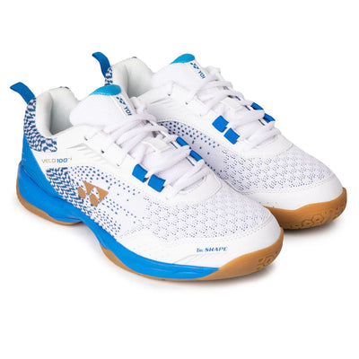 Yonex Velo 100 i Badminton Shoes (WHITE / BLUE Hawai)