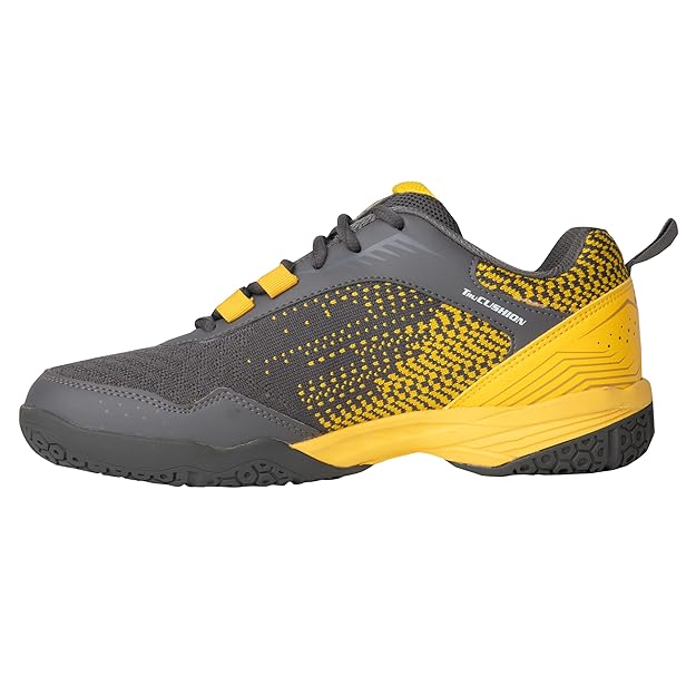 Yonex Velo 100 i Badminton Shoes (Steel Grey/ Honey Mustard)