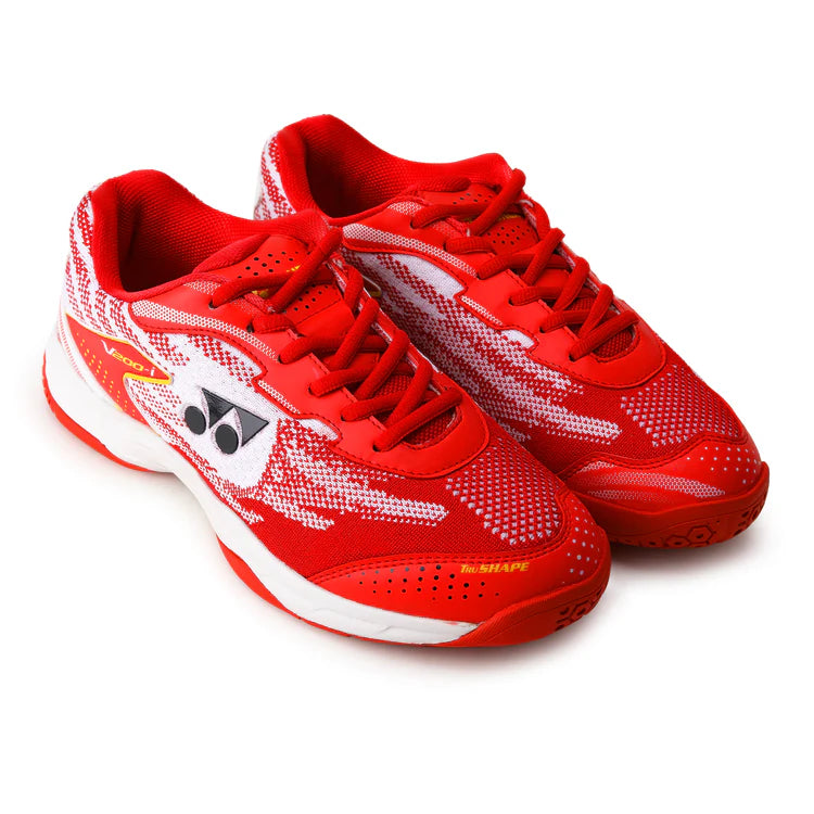 Yonex V 200i Badminton Shoe | Ruby Gold/Medallion Gold