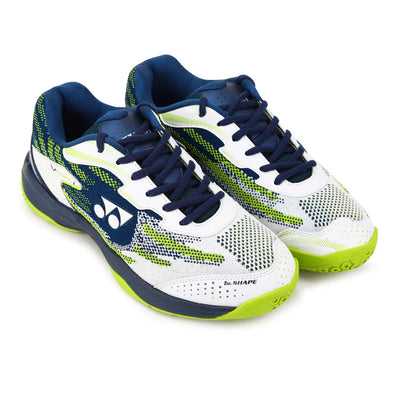Yonex V 200i Badminton Shoe | White Deep Ocean