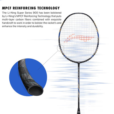 Li-Ning Super Series 900 Strung Badminton Racket