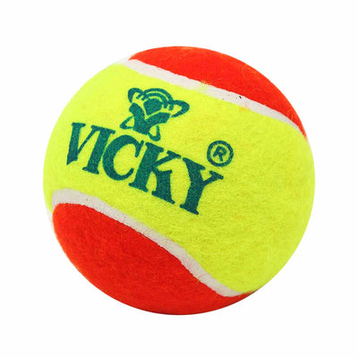 Vicky Funball Light Tennis Ball Double Colour (Pack of 6 * 2 box)