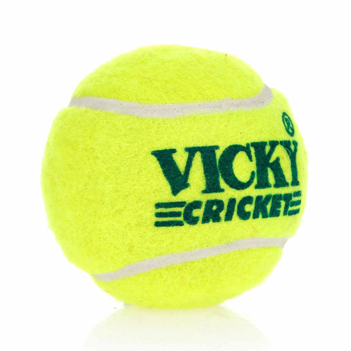 Vicky Cricket Tennis Ball Yellow Light (Pack of 6 * 2 box)