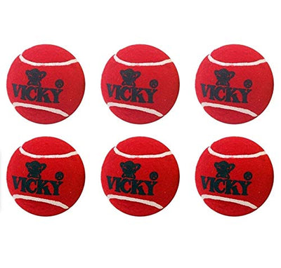 Vicky Heavy Tennis Ball (Pack of 6 * 2box)