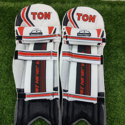 SS TON POWER PLUS MEN'S RH BATTING LEGGUARD (WHITE)