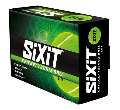 Sixit Lite Cricket Tennis Ball - Pack of 6 * 2 BOX