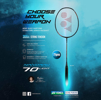 YONEX NANORAY 70 LIGHT badmintion racquet